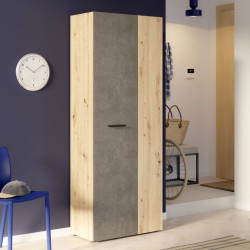 Szafka na buty wysoka NET306 MS263 dąb artisan/beton