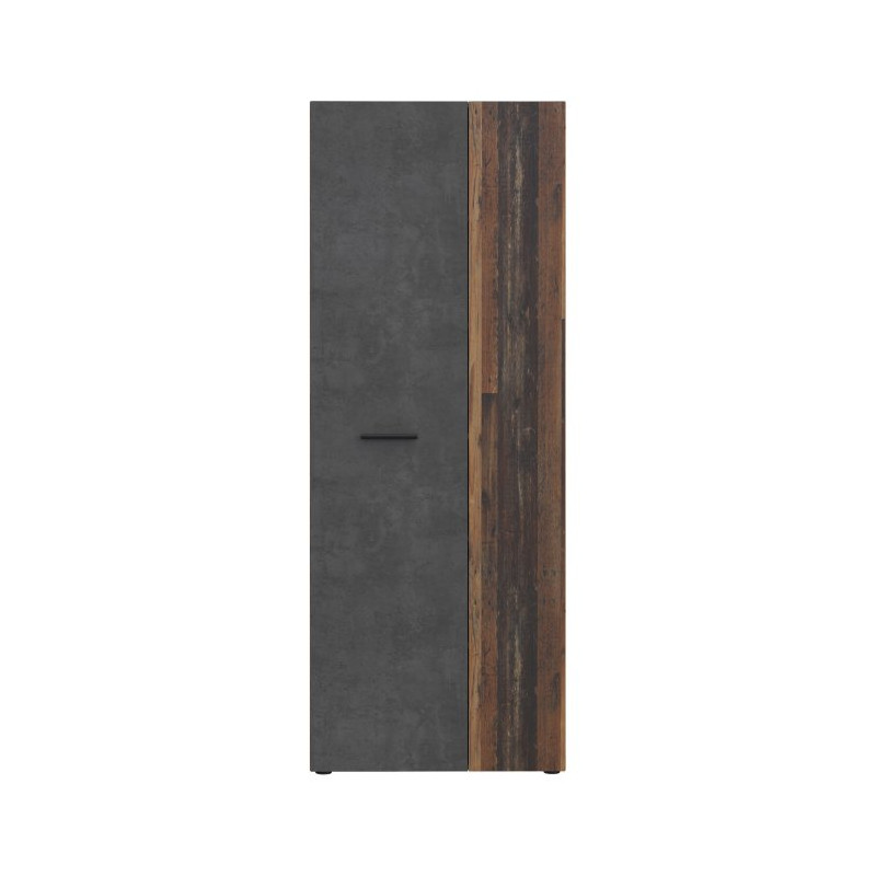 Szafka na buty wysoka NET306 MS263 old wood vintage/beton