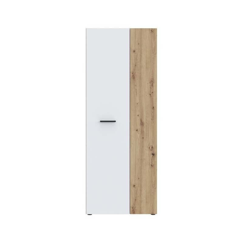 Szafka na buty wysoka NET306 MS263 dąb artisan/biały