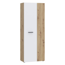 Szafka na buty wysoka NET306 MS263 dąb artisan/biały