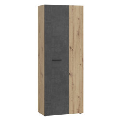 Szafka na buty wysoka NET306 MS263 dąb artisan/beton