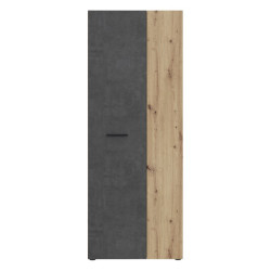 Szafka na buty wysoka NET306 MS263 dąb artisan/beton