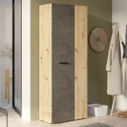 Szafka na buty wysoka NET306 MS263 dąb artisan/beton