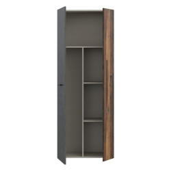 Szafa otwierana 70 cm NET306 MS264 old wood vintage/beton