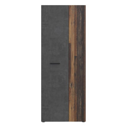 Szafa otwierana 70 cm NET306 MS264 old wood vintage/beton