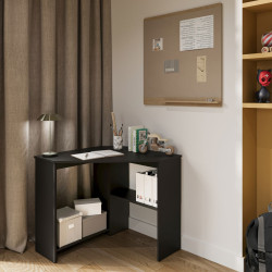 Biurko narożne Rino Czarny Onyks Helvetia Wieruszów