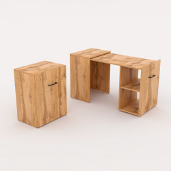 Biurko wysuwane Smart Dąb Wotan Helvetia Wieruszów