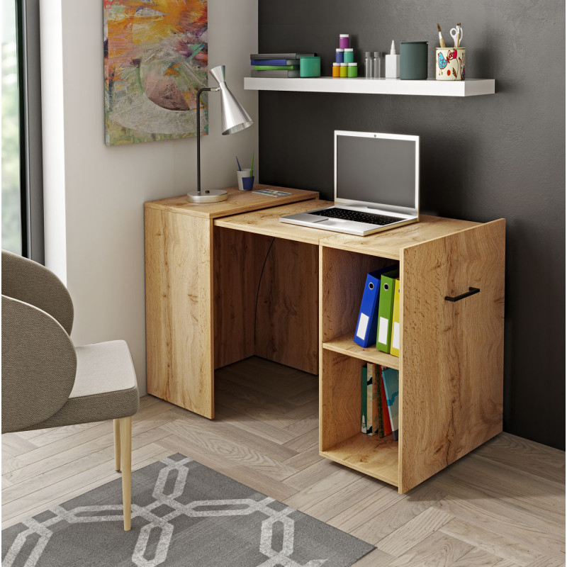 Biurko wysuwane Smart Dąb Wotan Helvetia Wieruszów