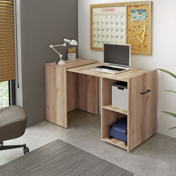 Biurko wysuwane Smart Dąb Grand Naturalny Helvetia Wieruszów