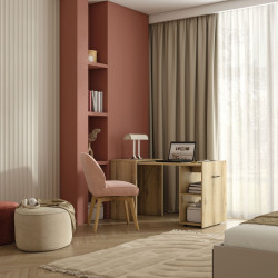 Biurko wysuwane Smart Dąb Grand Naturalny Helvetia Wieruszów