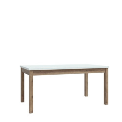 Stół rozkładany 160x90 cm Penkridge TBLT7029 secret grey/dąb szlachetny