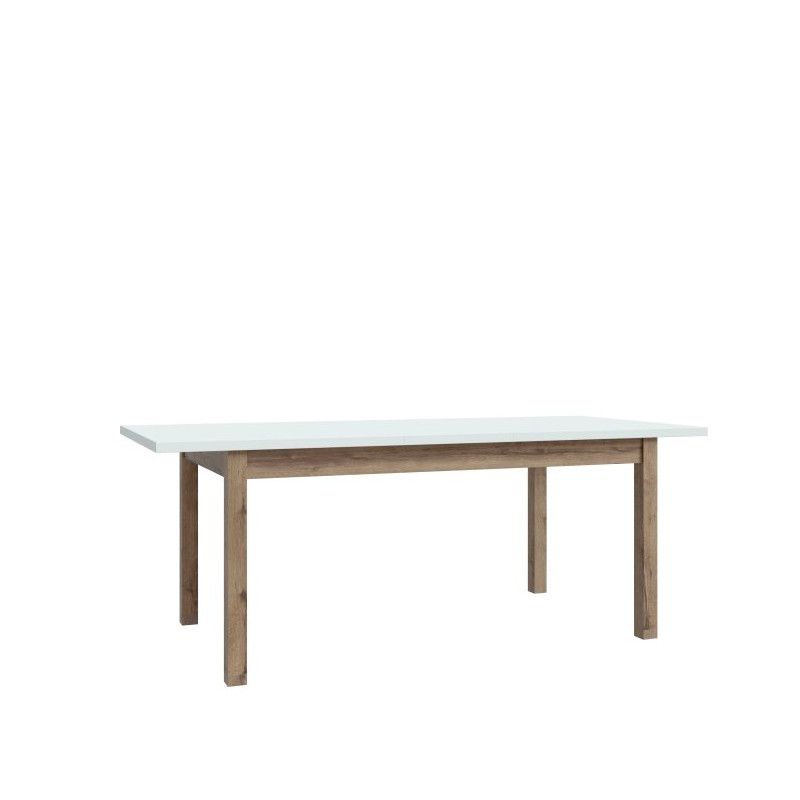 Stół rozkładany 160x90 cm Penkridge TBLT7029 secret grey/dąb szlachetny