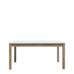 Stół rozkładany 160x90 cm Penkridge TBLT7029 secret grey/dąb szlachetny