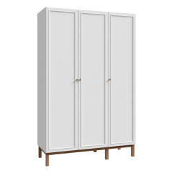 Szafa otwierana 140 cm Penkridge PQRS831 secret grey/dąb szlachetny