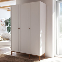 Szafa otwierana 140 cm Penkridge PQRS831 secret grey/dąb szlachetny