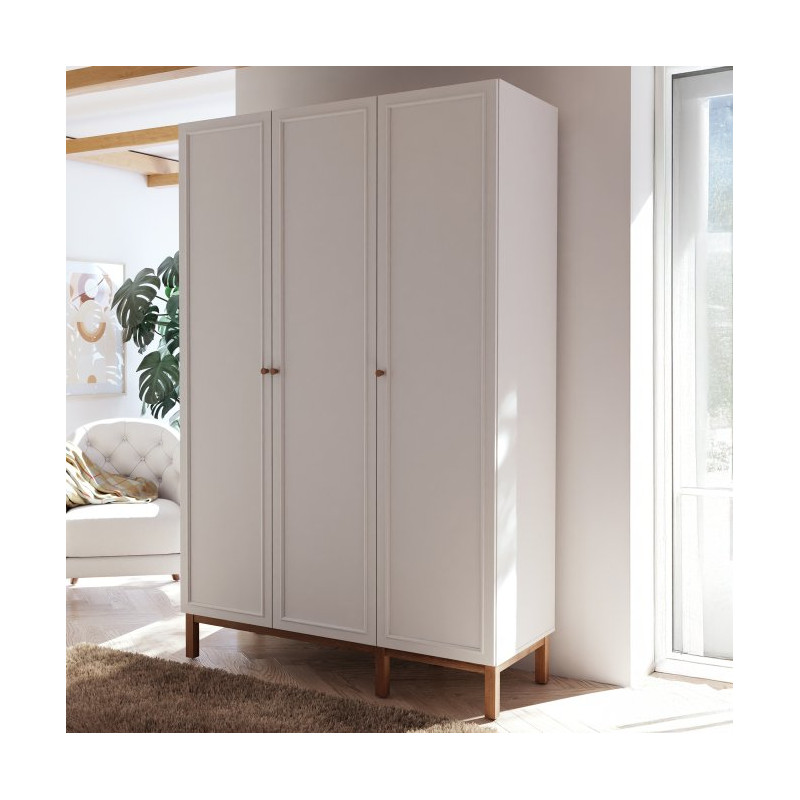 Szafa otwierana 140 cm Penkridge PQRS831 secret grey/dąb szlachetny