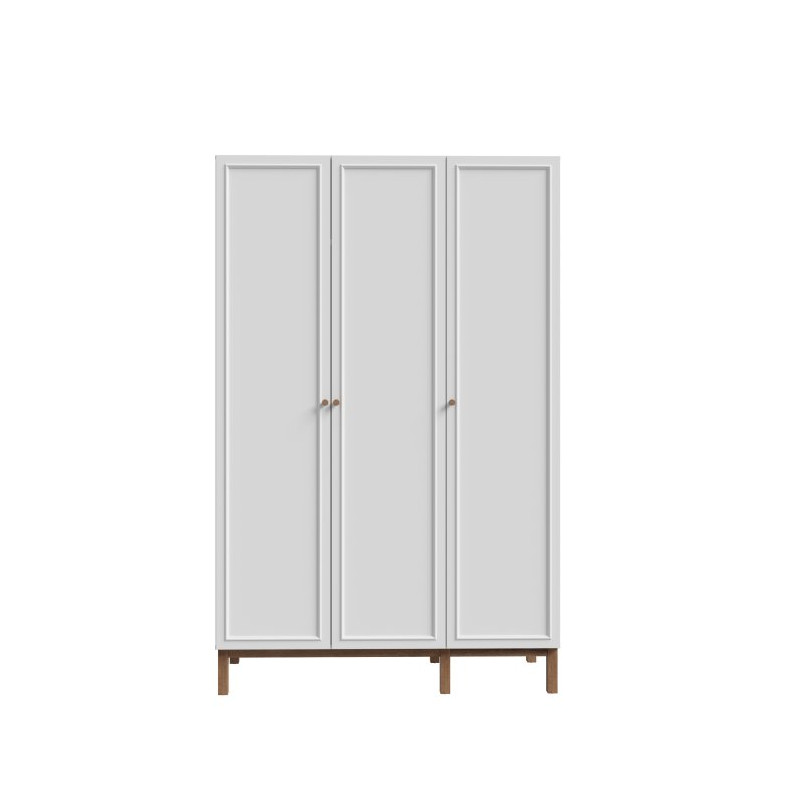 Szafa otwierana 140 cm Penkridge PQRS831 secret grey/dąb szlachetny