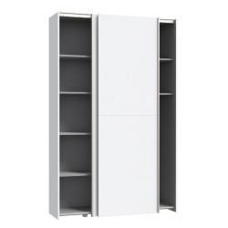 Szafa przesuwna dwudrzwiowa 120 cm Ozzula OZLS62237 biały