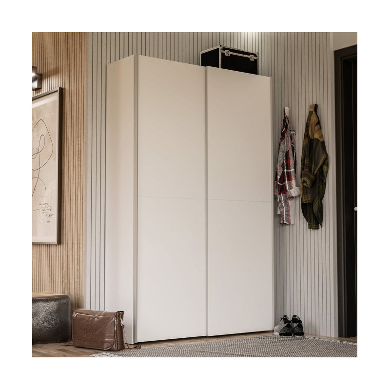 Szafa przesuwna dwudrzwiowa 120 cm Ozzula OZLS62237 biały