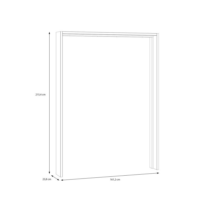 Listwa okalająca do szafy Sophistispace SSQZ01 biały