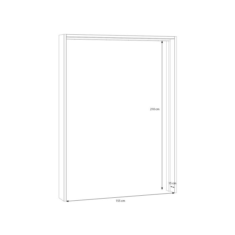 Listwa okalająca do szafy Sophistispace SSQZ01 biały