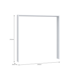 Listwa okalająca do szafy 200 cm Sophistispace LUXZ04 biały