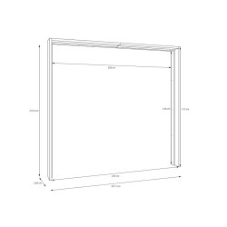 Listwa okalająca do szafy 220 cm Sophistispace | Meble Forte