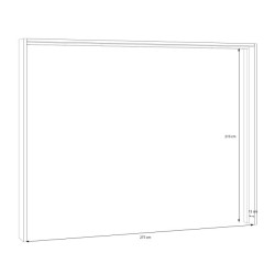 Listwa okalająca do szafy 270 cm Sophistispace LUXZ01 biały