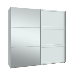 Szafa przesuwna z lustrem 220 cm Penkridge PQRS92312 secret grey