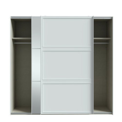 Szafa przesuwna z lustrem 220 cm Penkridge PQRS92312 secret grey