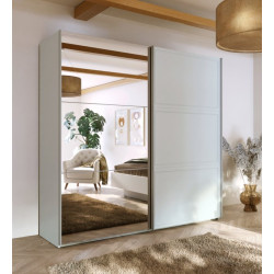 Szafa przesuwna z lustrem 220 cm Penkridge PQRS92312 secret grey