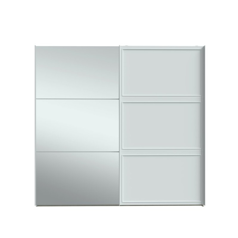 Szafa przesuwna z lustrem 220 cm Penkridge PQRS92312 secret grey