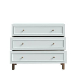 Komoda z szufladami Penkridge PQRK212 secret grey/dąb szlachetny