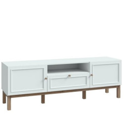 Szafka RTV 160 cm Penkridge PKDT131 secret grey/dąb szlachetny