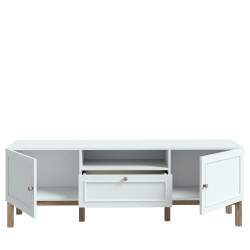 Szafka RTV 160 cm Penkridge PKDT131 secret grey/dąb szlachetny