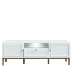 Szafka RTV 160 cm Penkridge PKDT131 secret grey/dąb szlachetny