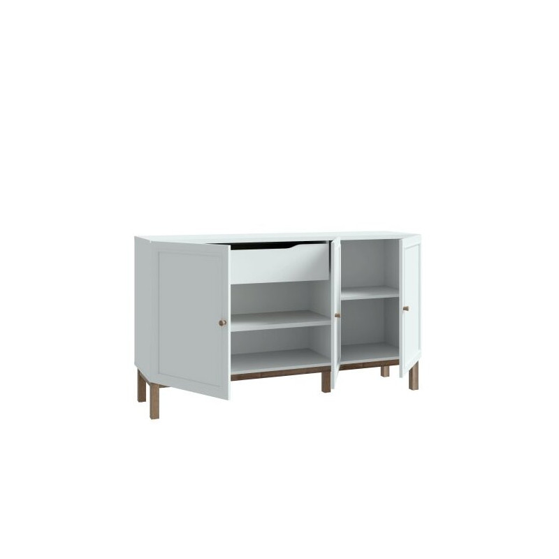 Komoda nowoczesna Penkridge PKDK231secret grey/dąb szlachetny