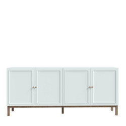 Szeroka komoda Penkridge PKDK241 secret grey/dąb szlachetny