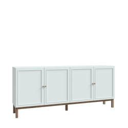 Szeroka komoda Penkridge PKDK241 secret grey/dąb szlachetny