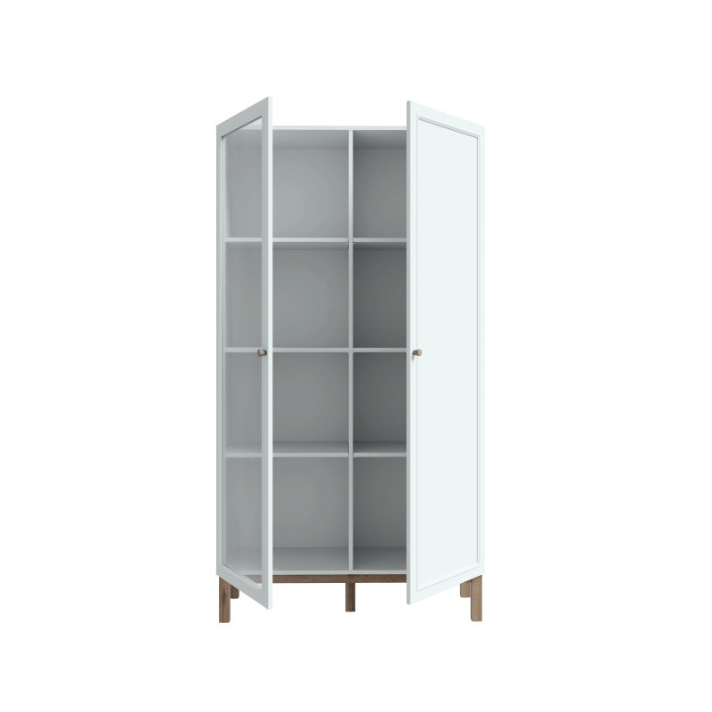 Witryna 100 cm Penkridge PKDV722 secret grey/dąb szlachetny