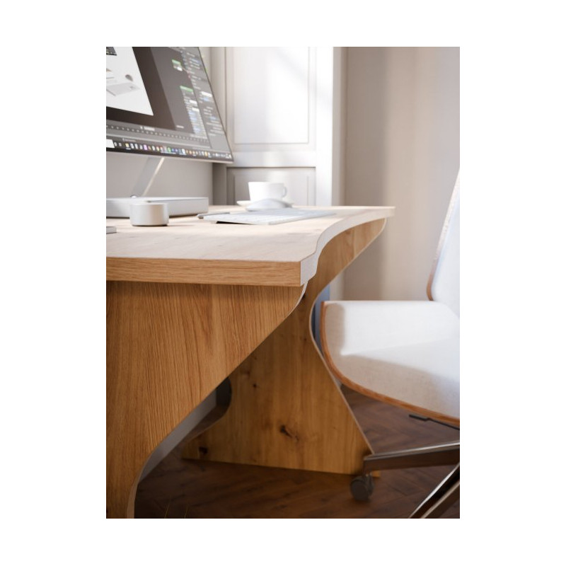 Biurko 140x75 Utapau UTPB202 dąb artisan