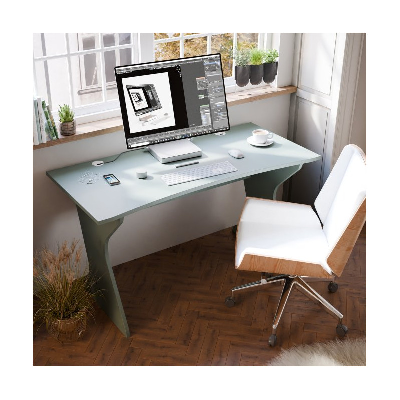 Biurko 140x75 Utapau UTPB202 szałwia