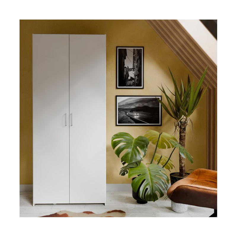 Szafa otwierana 80 cm Meble Forte JOES723 biały