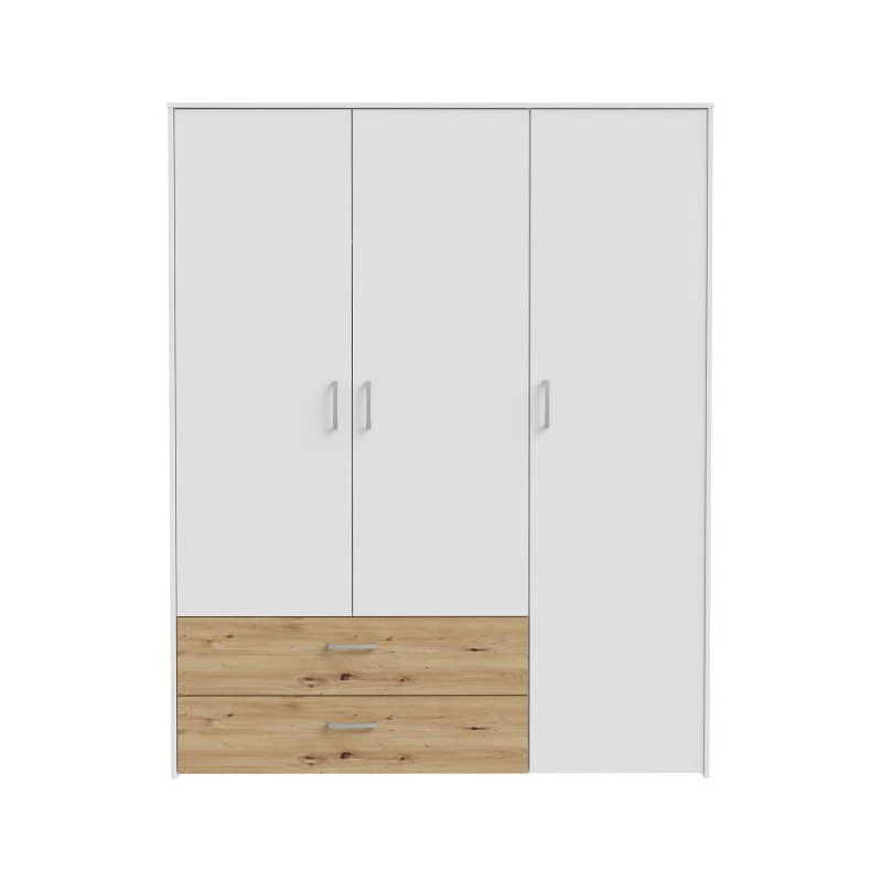 Szafa otwierana 150 cm Culgoa CUGS831 biały/dąb artisan