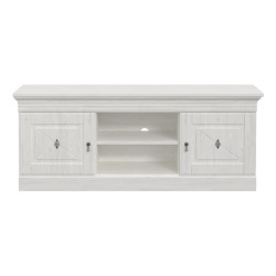 Szafka RTV 160 cm Encanto ENCT233 sosna biała