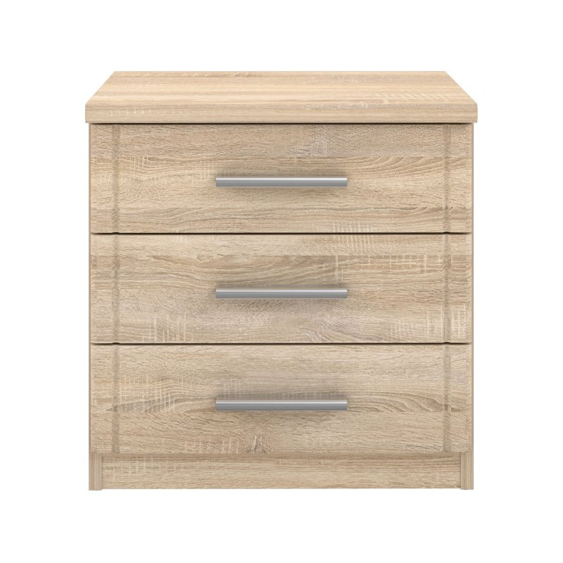 Szafka nocna 45 cm z szufladami Gloria GLRK03 dąb sonoma
