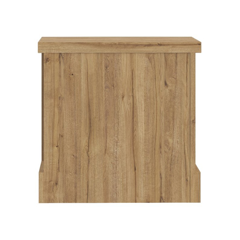 Szafka nocna 50 cm z szufladami Kaszmiro KZMK011 dąb waterford/czarny