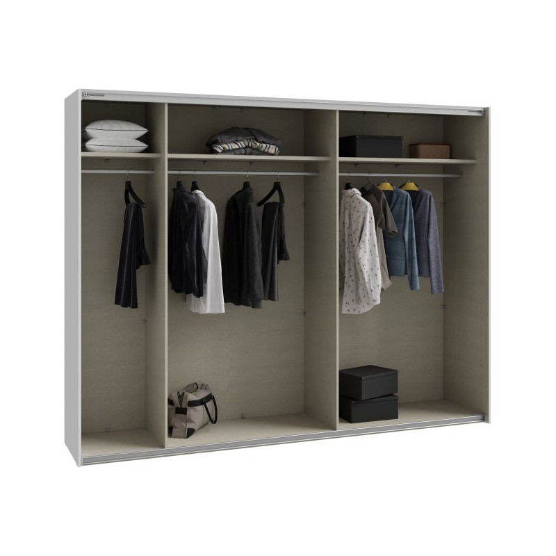 Szafa przesuwna 270 cm Nektarius SSQS12411 secret grey