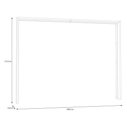 Listwa okalająca do szafy 270 cm Nektarius LUXZ01 secret grey