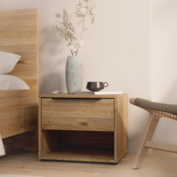 Szafka nocna 50 cm z szufladą Orkney OKYK011 dąb mauvella